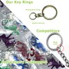 Blue MOOSE Keychain Bottle Opener - Blank - Black Blue Green Purple or Red - 1-100 Packs
