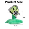 JHESAO 8" Plants and Peashooter Zombies Plush Toys PVZ 1 2 Stuffed Soft Doll Gatling Pea Shooter Toy New