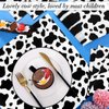 durony 72 Pack Cow Party Napkins Cow Print Animal Cloth Napkin 3-Layers Farm Animal Party Napkins for Cow Print Birthday Tableware Dinner Party Supplies