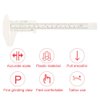 Vernier Caliper Waterproof Plastic Eyebrow Permanent Makeup Ruler Students Experimental Measurement Tools For Permanent Makeup Tattoo Eyebrow Line Lip
