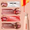 Bekoeen 4 Pcs Hydrating Lip Gloss Lip Jam Set, Glow Tinted Lip Jelly, High Shine Glass Finish Nude Lip Treatment Liquid Lipstick for Girls and Women