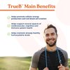 NatureCity True-B Plant-Based Super B Vitamin Complex Supplement |Made from Certified Oraganic Whole Food Plant Sources with Active Folate and Vitamin B12 - (30 Veggie Capsules)