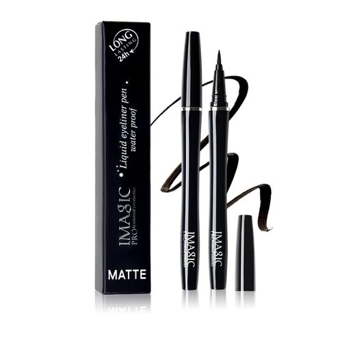 PAUL VALENCE IMAGIC Black Color Waterproof Long Lasting Liquid Eyeliner Pen Smooth Easy To Wear Quick Dry Eye liner Makeup Cosmetics