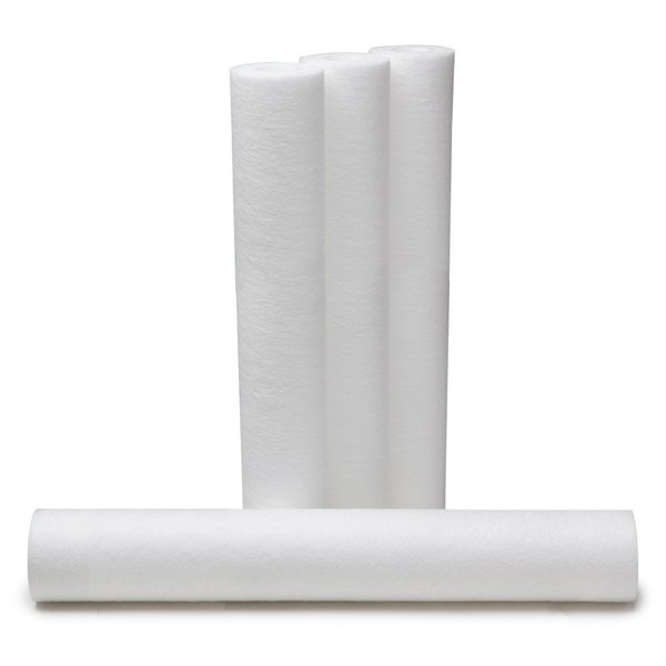 CFS – 4 Pack Sediment Water Filter Cartridges Compatible with EV953426 Models – Remove Bad Taste and Odor – Whole House Replacement Filter Cartridge – 5 Micron – 20" x 2.5"