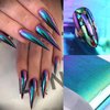 Vonrui Purple Nail Foil Sheets Laser Chameleon Foil Nail Art,Gradient Color Nail Art Foil Transfer Sheets,1 Roll Nail Foils Transfer Nail Art