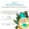 Jindilli - Pure Macadamia Oil | Cold-Pressed, Filtered, All-Natural, Vegan, Non-GMO, Hexane-Free, Cruelty-Free - Multipurpose Moisturizer (7.5 oz)