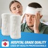 Cotton Gauze Roll-kerlix Gauze Bandage Rolls -6 ply-STERILE - 4 Inches X 12 feet -Extra Absorbency - Medical Gauze Bandage -6 Rolls - Latex Free -Each roll Individual Wrapped-Hospital Grade Quality