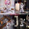 HDCRYSTALGIFTS 3inch Crystal Angel Figurine Paperweight Decor Glass Ornaments Art Collecible (Clear)