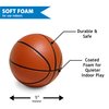 Soft Foam Mini Basketball - 3" Ball for Nerf Hoops & Indoor Play - Durable & Lightweight, Textured Surface, Compatible with Nerf Hoop - Set of Multi-Pack Balls for Swishing & Practicing Basketballs