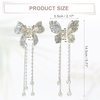 VOCOSTE 2pcs Hair Clip, Classic Hollow Butterfly Tassel Hair Clip, Elegant Luxurious Hair Accessories Hair Clip for Women Girls, Gold Tone