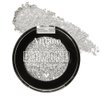Afflano Silver Glitter Eyeshadow Palette Super Pigmented, Single Parkle Shimmer Silver Eyeshadow Palette, Long Lasting Blendable Neutral Eye Look, for All Skin Metallic Glitter Eyes Bling Makeup