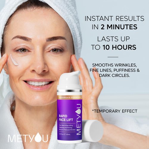 Instant Rapid Face Lift Cream: Temporary Eye Tightener Instant Wrinkle Remover For Face Instant Firming Eye Cream Instant Eye Bag Remover Puffiness - 60 Second Eye Effects 30g