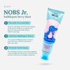 NOBS Jr. Kids Nano Hydroxyapatite Toothpaste – Fluoride Free, SLS-Free, Remineralizing - Dentist Formulated - Bubblegum Berry