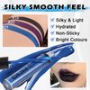 LZXLUKGIR Black Blue Dark Purple Lipstick Halloween,3PCS Halloween Lipstick Set,Velvet Matte Liquid Lipstick,Long Lasting Waterproof Lip Stain,Nonstick Cup Smudge Proof Lip Gloss for Women