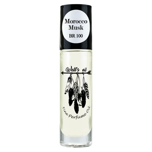 Well's Perfume Oil Roll-On 10 ml / 0.33 fl oz | Top Notes of Bellini | Alcohol-Free, Oil-Based & Long-Lasting (Inspired by Morocco Musk)