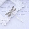 Iaceble Boho Dragongly Hair Clip Pins Dragongly Bobby Pin Minimalist Metal Hair Barrette Clip Silver Hair Pins Clip Dragonfly Sied Clip Hairpin Decorative Hair Accessories for Women and Girls