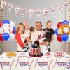 Baseball 1st Birthday Party Supplies for 20 Guests, Disposable Tableware Set includes Rookie of The Year Paper Plates, Tablecloth, Napkins and Forks for Boys Baby First Baseball Party Decorations