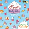 FUZZU Sweet Baby Mice, Mouse Cat Toy in with Organic Catnip (Cupcake)
