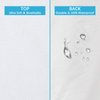 Pillow Protector Waterproof Queen Size Pillow Cases 4 Pack Skin-Friendly & Noiseless Pillow Encasement Zippered White Pillow Covers Machine Wash