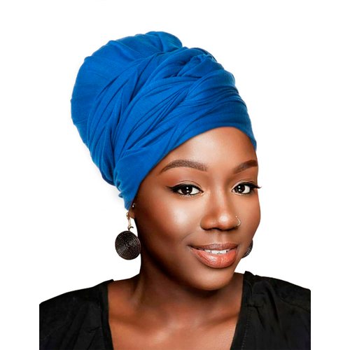 HOMELEX Head Wraps Turbans Stretch Jersey Knit Headwraps Wrap Turban Scarf Tie for Women