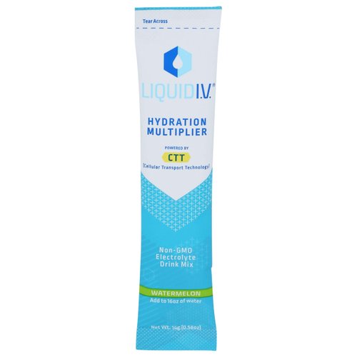 LIQUID IV Watermelon Hydration Drink Mix Single, 0.56 OZ