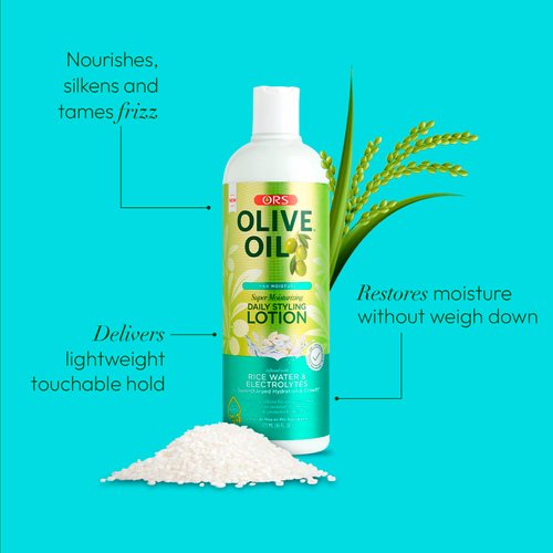 ORS Olive Oil Max Mousture Super Moisturizing Daily Styling Lotion 16 Ounces