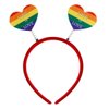 QDTK LGBT Headband Rainbow Hair Hoops Pride Hair Band LGBT Gay Pride Headbands Love is Love Decoration Head Bopper Headwear Hair Accessories