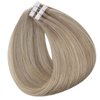 Full Shine Tape in Hair Extensions Human Hair 18 Ash Blonde Highlight 613 Blonde Double Sided Tape in Hair Extensions 12 Inch Invisible Straight Hair Extensions Tape in 30G 20Pcs Tape in Extensions