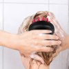 Healvian Silicone Scalp Massager Shampoo Brush, Hair Scrubber with Suction Cup Soft Adults Shower Brush Handheld Head Comb for Home Barber Shop
