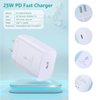 USB C Charger Block, 2-Pack 25W USB C Wall Charger Power Adapter PD Super Fast Charging for iPhone iPhone 16/16 Plus/16 Pro/16 Pro max/15/14/13/12/iPad/Mini/AirPod