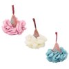 3 Pieces Ice Cream Bath Balls Kids Bath Shower Sponge Body Cleaner Scrubber Skin Exfoliating Sponge Bath Accessories