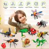 KAZI Bugs Building Toy Set,Insect Collection Building Blocks Including 8 Different Bug,STEM Toys for Kids Age 8 and Up,Play and Display Gift Idea for Boys and Girls