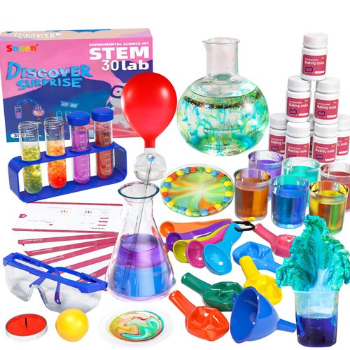 SNAEN Science Kit with 180+ Science Lab Experiments,DIY STEM Educational Learning Scientific Tools for 3 4 5 6 7 8 9 10 11 Years Old Boys Girls Kids Toys Gift