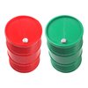 HIRCQOO 1/10 RC Decorations Accessories Plastic Oil Drum Fuel Tank Container Compatible with Traxxas TRX-4 Tamiya CC01 Axial SCX10 D90 Redcat HSP 90046 D110 1/10 RC Crawler Truck