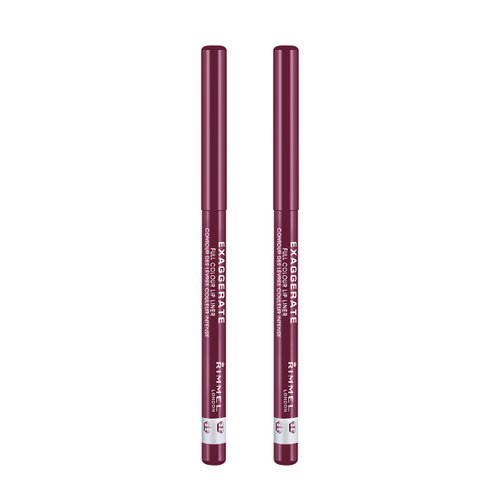 Rimmel Exaggerate Lip Liner, Under My Spell, 2 Count (Pack of 1)