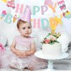 Ice Cream Birthday Party Decorations Ice Cream Party Birthday Banner Happy Birthday Banner Sign for Girls 1st 2nd 3rd Ice Cream Banner Sweet Bunting Garland Summer Birthday Party Supplies