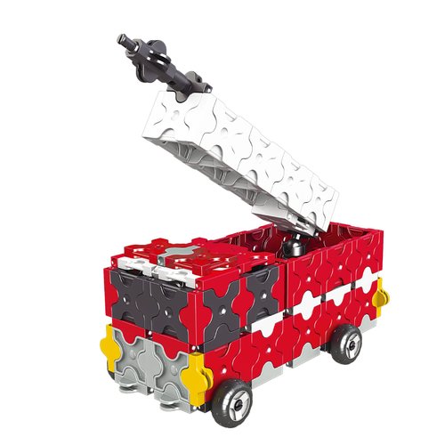 LaQ Hamacron Constructor Emergency Vehicles | 313 Pieces | 7 Models | Age 5+ | Creative, Educational Construction Toy Block | Made in Japan