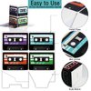 8 Pcs 80’s Party Cassette Tape Centerpieces Bucket 80’s Hip Hop Radio Boxes 90’s Back to the 1980 1990 Theme Party Favors Decorations for Adults