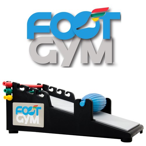 Foot Gym helps prevent Plantar Fasciitis, Achilles Tendonitis and Shin Splints and includes a Hot/Cold Recovery Massage Roller