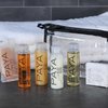 Paya Organics Toiletry Travel Set - Shampoo, Hair Conditioner, Shower Gel, 2 Facial Soap & Tote Bag