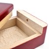 DC-BEAUTIFUL Impossible Box Puzzle Master Secret Opening Box Wooden Red Magic Box with Secret Drawer Mysterious Gift Box Puzzle