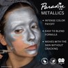 Mehron Makeup Paradise Makeup AQ Pro Size | Face & Body Painting, Special FX, Beauty, Cosplay, and Halloween | Water Activated Face Paint & Body Paint 1.4 oz (40 g) (Metallic Dark Blue)