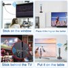 HIDB TV Antenna for Smart TV Indoor, Strong Magnetic Base Indoor TV Antenna for Easy Installation, Long Range Reception HD Antenna for TV Indoor 4k 1080P Channels-10ft Long Cables