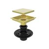 WEBANG 6 Inch Shower Square Drain Gold Floor Drain with Flange Reversible 2-in-1 Cover Tile Insert Grate Removable SUS304 Stainless Steel CUPC Certified Brushed Gold Brass