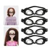 Toyvian 4Pcs Dollhouse Swim Goggle Miniature Swimming Goggles Mini Swim Glasses Water Goggles Doll Accessories Gifts for Kids Girls Boys