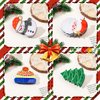 4 Pcs Christmas Hair Claw Clips Snowman Santa Christmas Tree Hair Clips Cute Hair Accessories for Women Girls Thin Medium Hair Xmas Gift