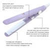 Hair Straightener, Hair Straightener and Curler 2 in 1, Mini Bangs Hair Straightener Beauty Flat Iron Heating Curler Ceramic Tourmaline Ionic Flat Iron Hair Straightener ()