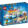 LEGO City Ice Cream Truck Van 60253 Building Toy Set - Featuring Skater Minifigures, Skateboard, and Dog Figure, Fun Gift Idea for Boys, Girls, and Kids Ages 5+