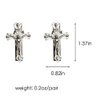 ZHOUMEIWENSP 1Pair Retro Metal Hair Clips Halloween Cross Hairpin with Punk Duckbill Clips Novelty Hair Style Making (Jesus)