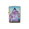 Zippo Custom Lighter - Melting Trippy Magic Mushrooms - Regular Spectrum - Gifts for Him, for Her, for Husband, for Wife, for Them, for Men, for Women